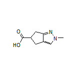 2-Methyl-2,4,5,6-tetrahydrocyclopenta[c]pyrazole-5-carboxylic Acid