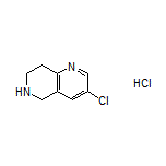 3-Chloro-5,6,7,8-tetrahydro-1,6-naphthyridine Hydrochloride