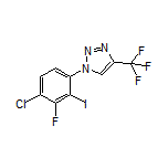 1-(4-Chloro-3-fluoro-2-iodophenyl)-4-(trifluoromethyl)-1H-1,2,3-triazole