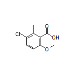 3-Chloro-6-methoxy-2-methylbenzoic Acid