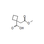 1-(2-Methoxy-2-oxoethyl)cyclobutanecarboxylic Acid