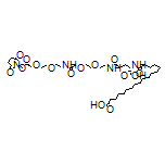 (S)-22-Carboxy-1-[(2,5-dioxopyrrolidin-1-yl)oxy]-1,10,19,24-tetraoxo-3,6,12,15-tetraoxa-9,18,23-triazahentetracontan-41-oic Acid