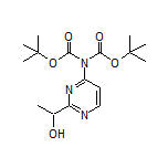 1-[4-[Bis(Boc)amino]2-pyrimidinyl]ethanol