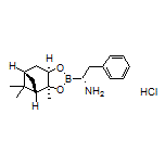 (R)-2-Phenyl-1-[(3aS,4S,6S,7aR)-3a,5,5-trimethylhexahydro-4,6-methanobenzo[d][1,3,2]dioxaborol-2-yl]ethanamine Hydrochloride