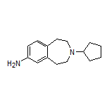 7-Amino-3-cyclopentyl-2,3,4,5-tetrahydro-1H-benzo[d]azepine