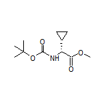 Methyl (R)-2-(Boc-amino)-2-cyclopropylacetate