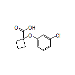 1-(3-Chlorophenoxy)cyclobutanecarboxylic Acid