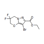 Ethyl 3-Bromo-6,6-difluoro-6,7-dihydro-5H-pyrazolo[5,1-b][1,3]oxazine-2-carboxylate