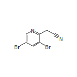 2-(3,5-Dibromo-2-pyridyl)acetonitrile