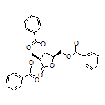 (3R,4R,5R)-5-[(Benzoyloxy)methyl]-3-methyl-2-oxotetrahydrofuran-3,4-diyl Dibenzoate