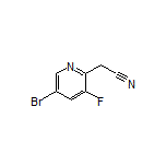 2-(5-Bromo-3-fluoropyridin-2-yl)acetonitrile