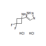 3,3-Difluoro-1-(1H-1,2,3-triazol-5-yl)cyclobutanamine Dihydrochloride