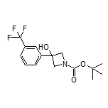 1-Boc-3-hydroxy-3-[3-(trifluoromethyl)phenyl]azetidine