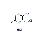 3-Bromo-2-(chloromethyl)-6-methylpyridine Hydrochloride