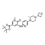 (R)-1-Methyl-5-[[5-[2-methyl-4-(3-oxetanyl)-1-piperazinyl]-2-pyridyl]amino]-6-oxo-1,6-dihydropyridine-3-boronic Acid Pinanol Ester