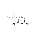 1-(4,6-Dichloro-3-pyridyl)-1-propanone