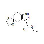 Ethyl 1’,4’,6’,7’-Tetrahydrospiro[[1,3]dioxolane-2,5’-indazole]-3’-carboxylate