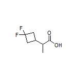 2-(3,3-Difluorocyclobutyl)propanoic Acid