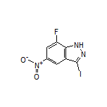 7-Fluoro-3-iodo-5-nitroindazole