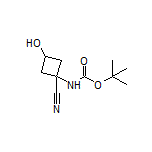 1-(Boc-amino)-3-hydroxycyclobutanecarbonitrile