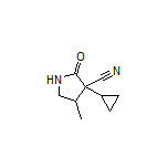 3-Cyclopropyl-4-methyl-2-oxopyrrolidine-3-carbonitrile