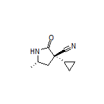 (3S,5S)-3-Cyclopropyl-5-methyl-2-oxopyrrolidine-3-carbonitrile