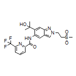 N-[6-(2-Hydroxy-2-propyl)-2-[2-(methylsulfonyl)ethyl]-2H-indazol-5-yl]-6-(trifluoromethyl)pyridine-2-carboxamide