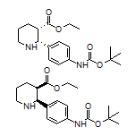 Ethyl cis-2-[4-(Boc-amino)phenyl]piperidine-3-carboxylate