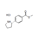 Methyl (S)-4-(2-Pyrrolidinyl)benzoate Hydrochloride