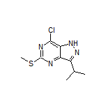 7-Chloro-3-isopropyl-5-(methylthio)-1H-pyrazolo[4,3-d]pyrimidine