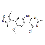 4-(4-Chloro-6-methoxy-2-methyl-9H-pyrimido[4,5-b]indol-7-yl)-3,5-dimethylisoxazole