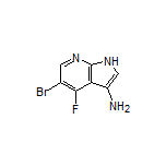 3-Amino-5-bromo-4-fluoro-7-azaindole