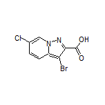 3-Bromo-6-chloropyrazolo[1,5-a]pyridine-2-carboxylic Acid