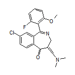 8-Chloro-4-[(dimethylamino)methylene]-1-(2-fluoro-6-methoxyphenyl)-3H-benzo[c]azepin-5(4H)-one