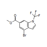 Methyl 4-Bromo-1-(trifluoromethyl)-1H-indole-6-carboxylate