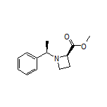 Methyl (R)-1-[(R)-1-Phenylethyl]azetidine-2-carboxylate