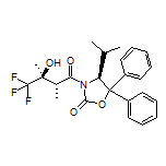 (S)-4-Isopropyl-5,5-diphenyl-3-[(2R,3S)-4,4,4-trifluoro-3-hydroxy-2,3-dimethylbutanoyl]oxazolidin-2-one