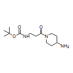 3-(Boc-amino)-1-(4-amino-1-piperidyl)-1-propanone