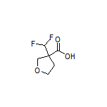 3-(difluoromethyl)tetrahydrofuran-3-carboxylic acid