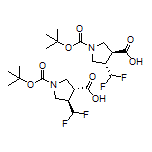 cis-1-Boc-4-(difluoromethyl)pyrrolidine-3-carboxylic Acid