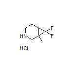 7,7-Difluoro-1-methyl-3-azabicyclo[4.1.0]heptane Hydrochloride