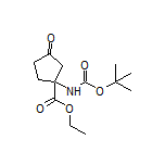 Ethyl 1-(Boc-amino)-3-oxocyclopentanecarboxylate