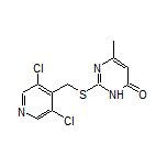 2-[[(3,5-Dichloropyridin-4-yl)methyl]thio]-6-methylpyrimidin-4(3H)-one