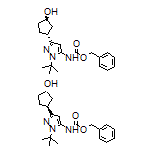 trans-3-[5-(Cbz-amino)-1-(tert-butyl)-3-pyrazolyl]cyclopentanol