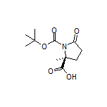 (S)-1-Boc-2-methyl-5-oxopyrrolidine-2-carboxylic Acid