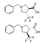 trans-1-Benzyl-4-(trifluoromethyl)pyrrolidine-3-carboxylic Acid