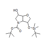 4-Boc-3-[(tert-butyldimethylsilyl)oxy]-6-hydroxyhexahydro-2H-furo[3,2-b]pyrrole