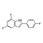 5,7-Difluoro-2-(4-fluorophenyl)indole