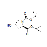 tert-Butyl (2R,4S)-1-Boc-4-hydroxypyrrolidine-2-carboxylate