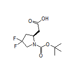 (R)-1-Boc-4,4-difluoropyrrolidine-2-acetic Acid